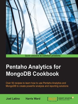 cover image of Pentaho Analytics for MongoDB Cookbook